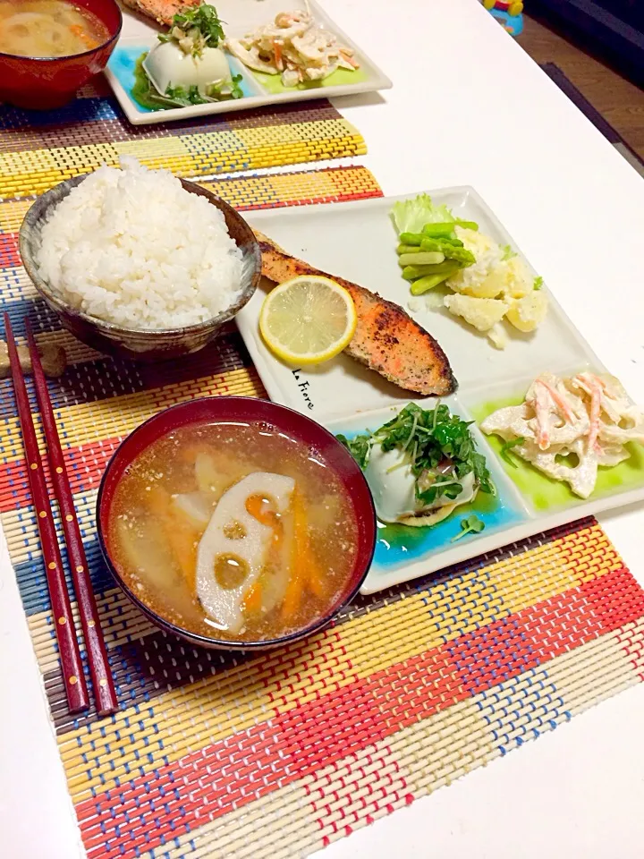 サーモンのハーブ焼き|ぴーやまさん