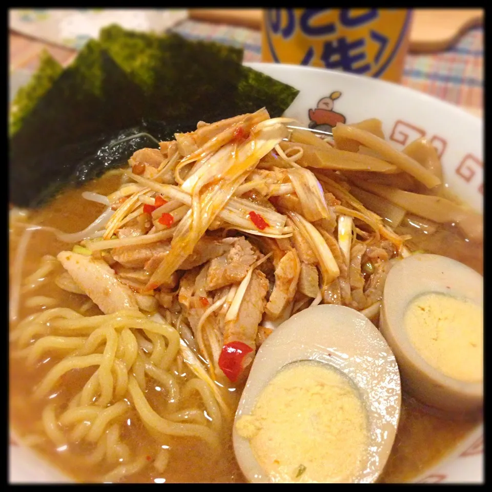 ネギ辛チャーシュー味噌ラーメン！|ちぇさん