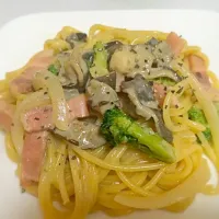 ♡霜降りひらたけのパスタ♡|Na----runさん