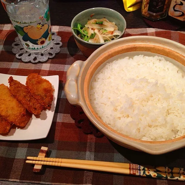 土鍋でご飯炊いた！|かぴこさん