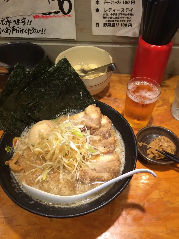 2週連続おはな  今日はラーメンギョーザビールのホットライン|rockiさん