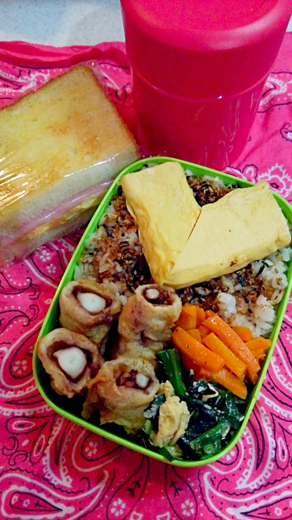 Snapdishの料理写真:旦那はん弁当♡|みっつさん