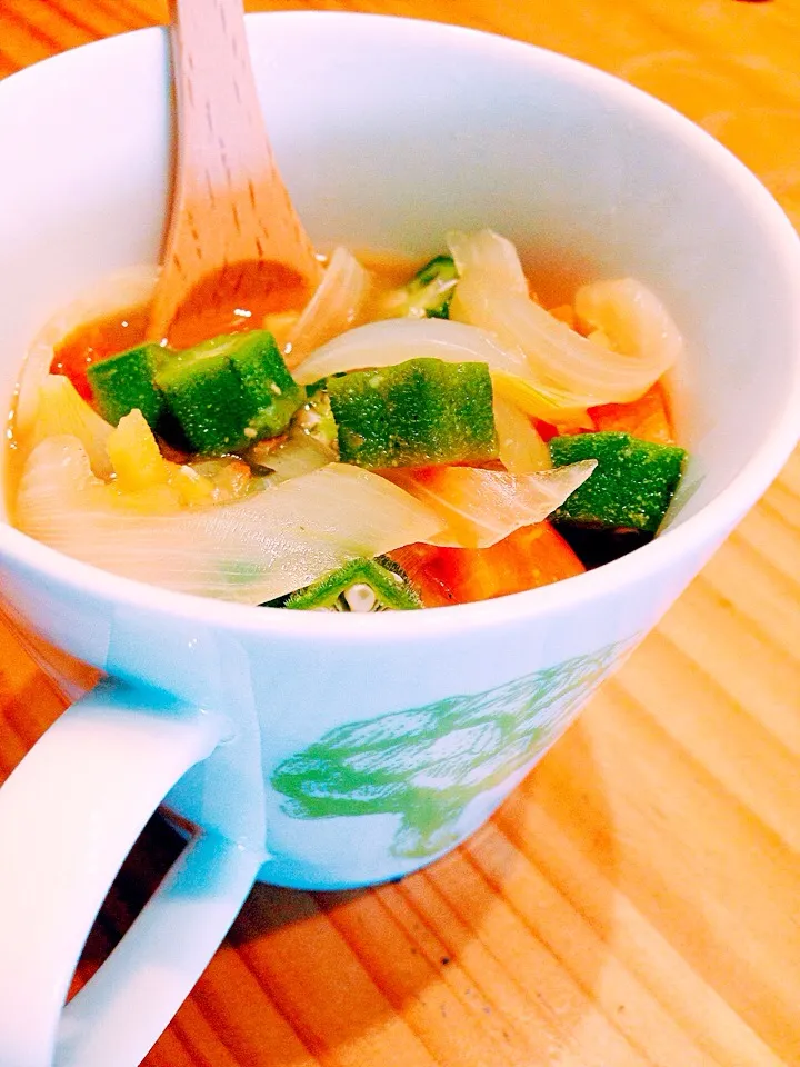 Ginger miso soup #vegan|Leahさん