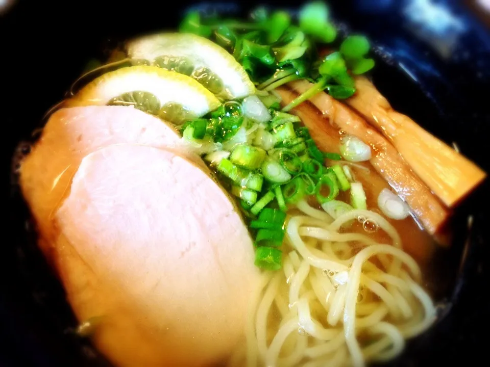 自作朝らめん💕無化調塩煮干しちうかー🍜|桃実さん