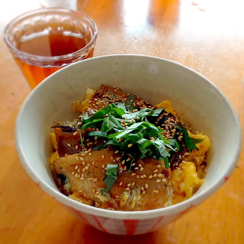 9/6お昼ごはん『秋刀魚の蒲焼き丼』|Kenji Kinoshitaさん