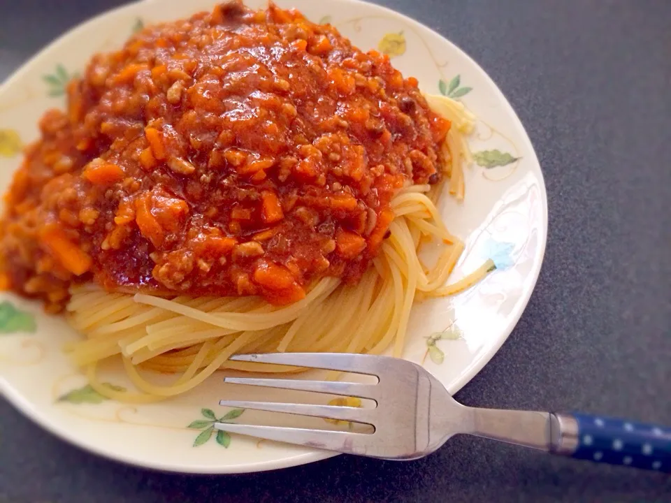 ミートソースパスタ|ともうみさん