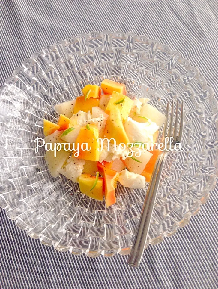 パパイヤモッツァレラ 🍷 Papaya Mozzarella|thanksanさん