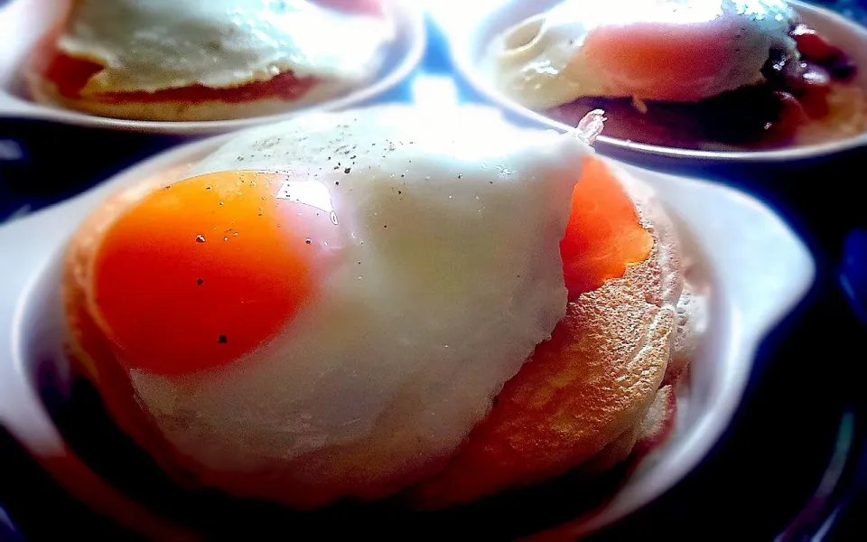 Snapdishの料理写真:パンケーキランチ🍴|きゅうちゃんさん