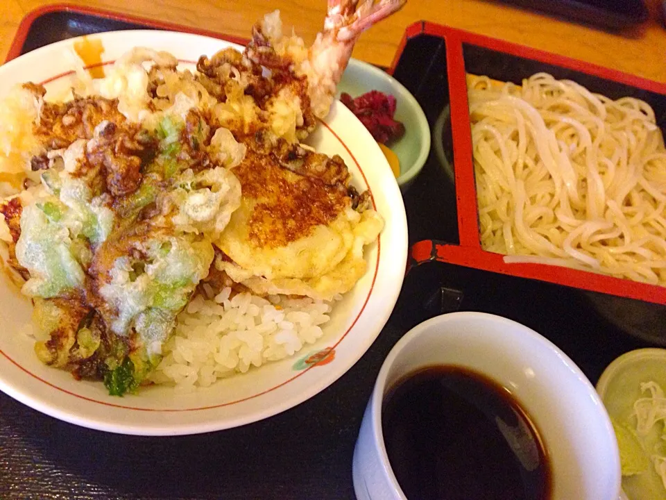 山田蕎麦 ランチ天丼 セット|ゆかりすさん