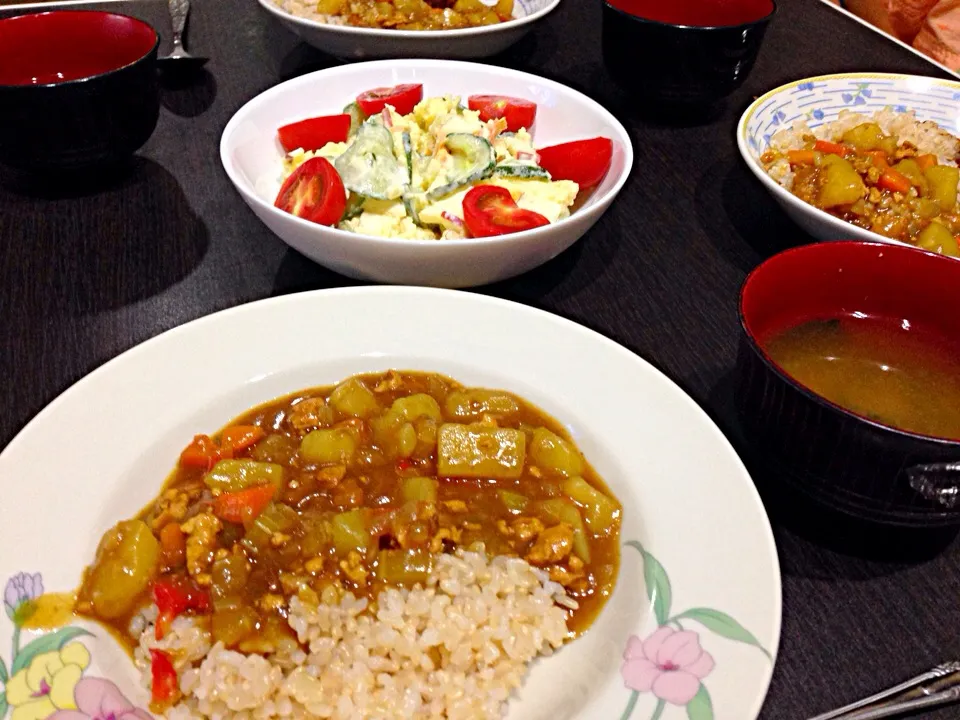 玄米で....野菜いっぱい カレー|viviさん