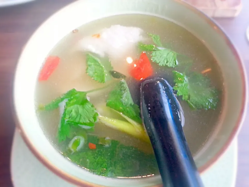 Snapdishの料理写真:Clear Thai Tum Yum Seafood Soup....|Nico Shah Shonaさん