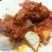 Ayam Masak Merah with Lontong 
#MalayFood #TraditionalFood|Nico Shah Shonaさん