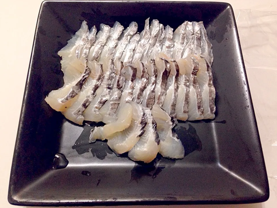 Snapdishの料理写真:太刀魚  刺身|あいあいさん