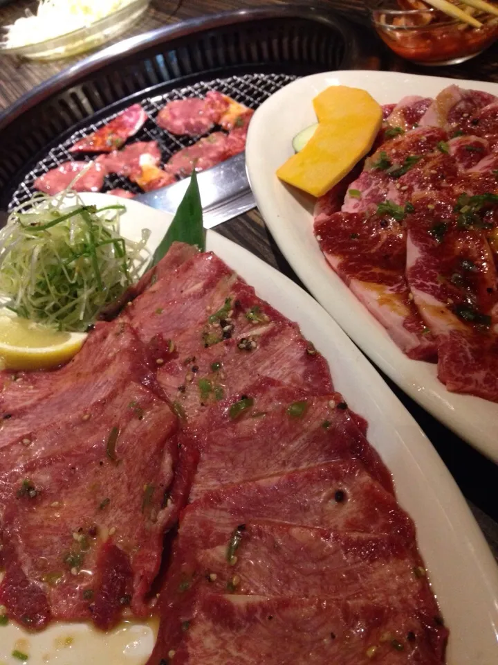 ✨がっつり肉々しい晩ご飯✨|中さんさん