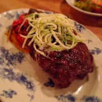 Snapdishの料理写真:20 oz rib eye.|aaron martinさん