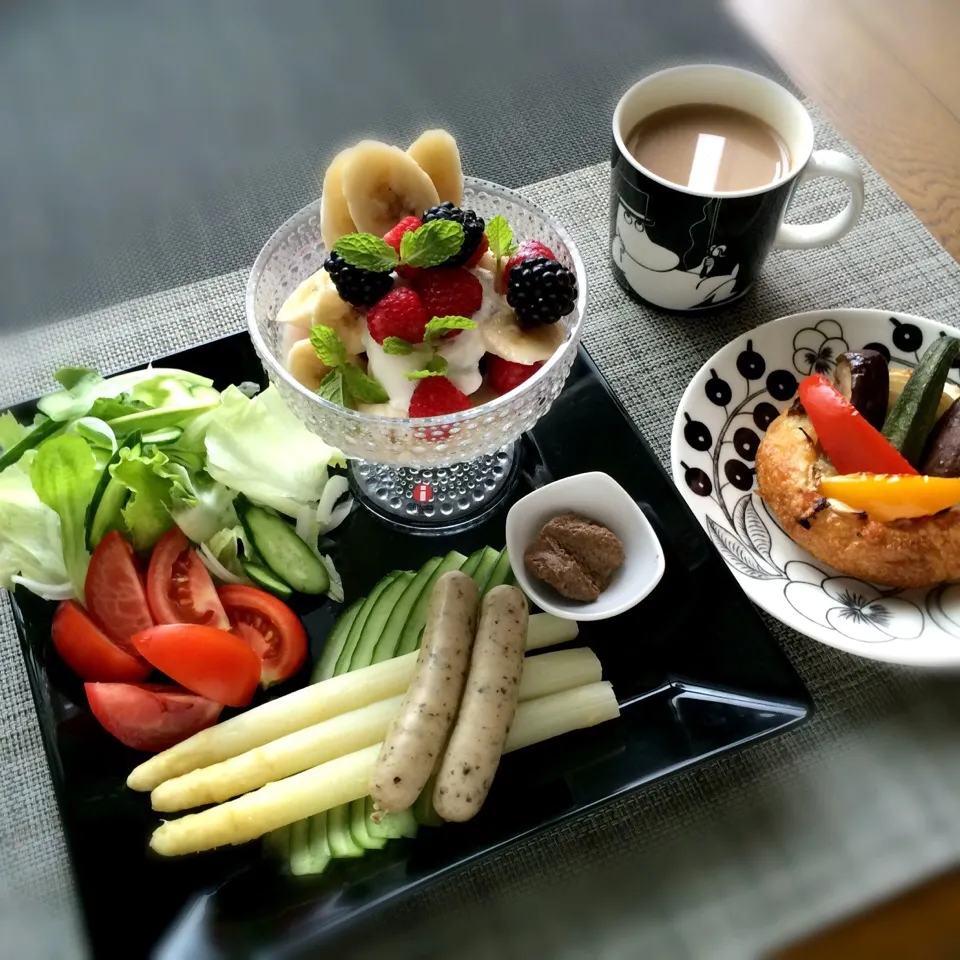 今日の朝ごはん|ぺんぎんさん