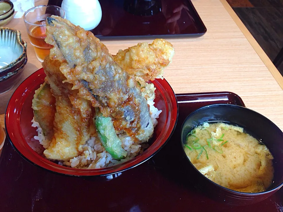 アナゴ天丼|神龍さん