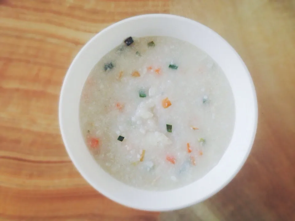 Carrot and fish congee ❤️|Elinaさん