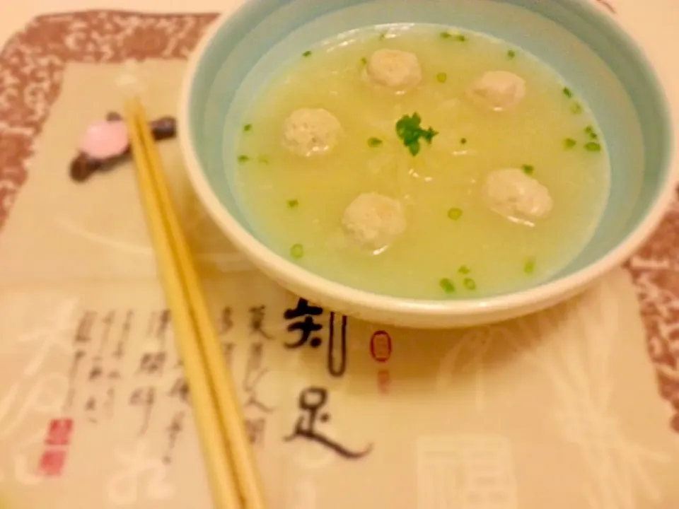 Homemade fish balls tunip soup from fresh caught fish by honey|fionaさん