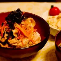 湯で豚丼|エイミーさん