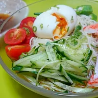 ぶっかけそうめん！&まぐろの角煮|sunさん