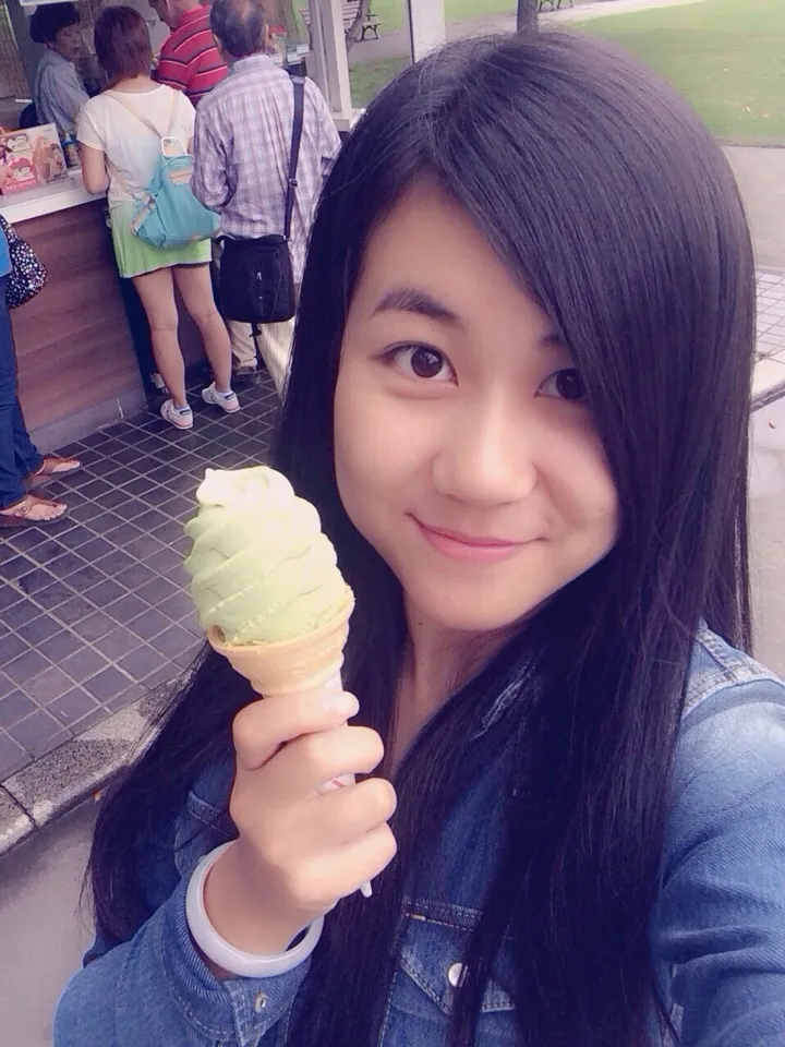 green tea ice cream|Amy loves to eatさん