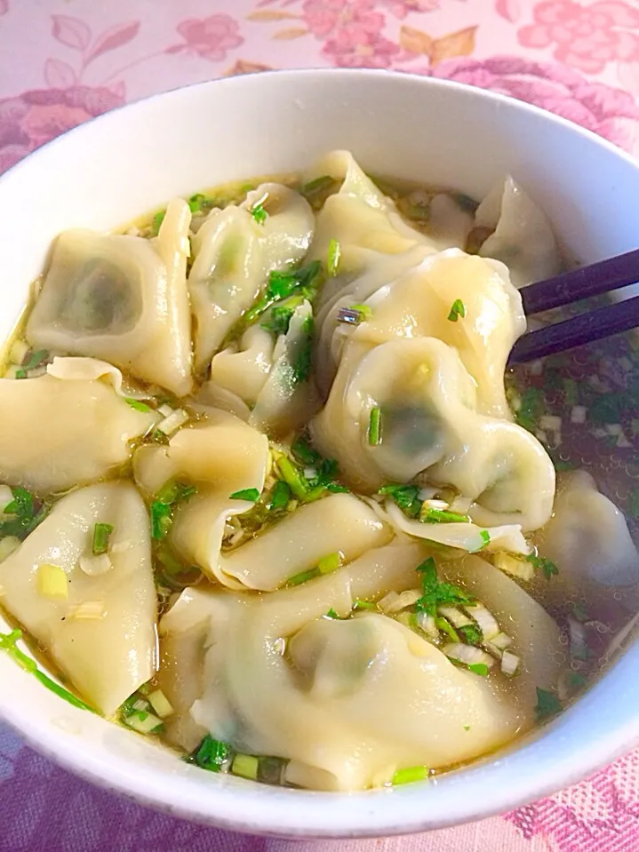 grandma's homemade wonton|Amy loves to eatさん