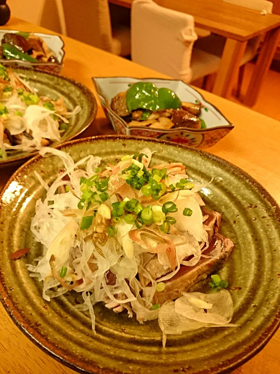 9月8日 鰹のたたき玉ねぎ乗せまくり|夏夏さん