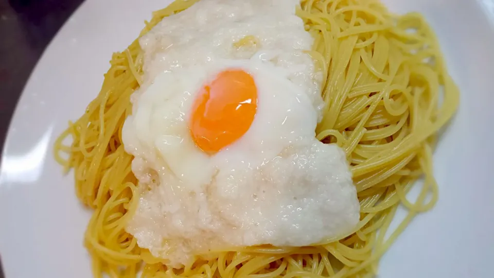 月見とろろゆず胡椒パスタ～♪シンプルすぎ☆|ひろすけさん