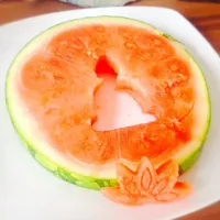 Snapdishの料理写真:Watermelon namaste|Supi ☺️さん