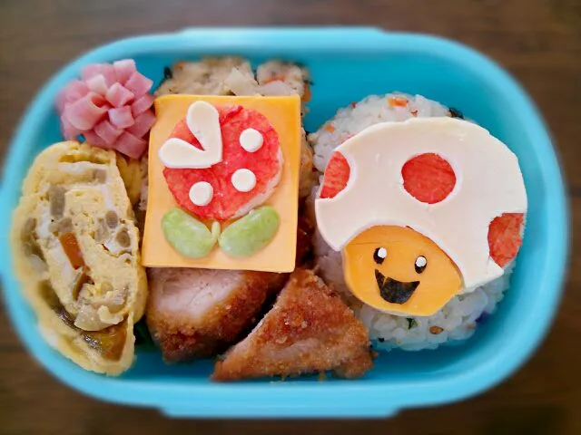 Snapdishの料理写真:キノピオ弁当|國澤志保子さん