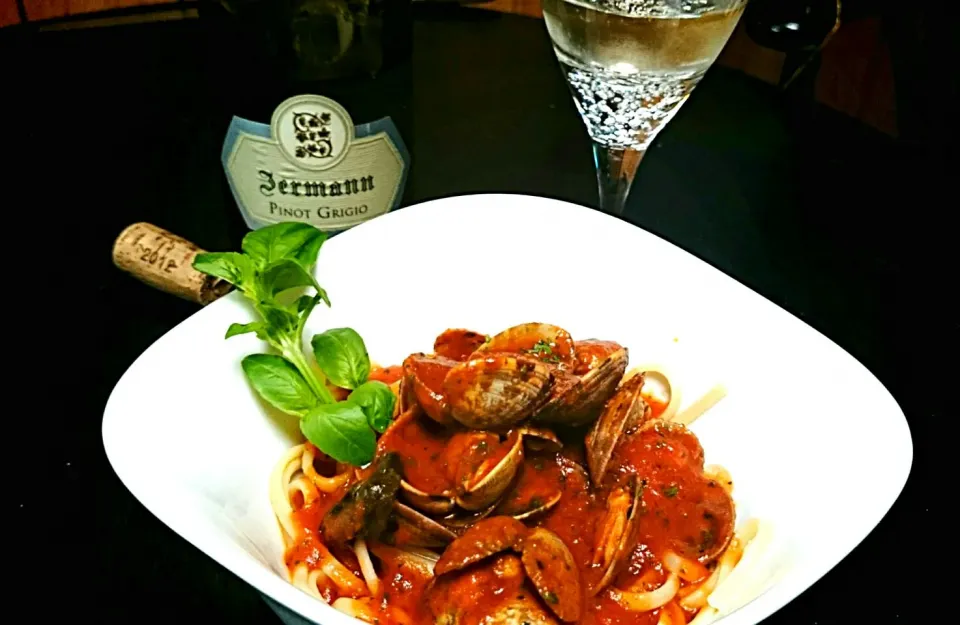 Snapdishの料理写真:Spaghetti vongole rosso|Naoki.Mさん