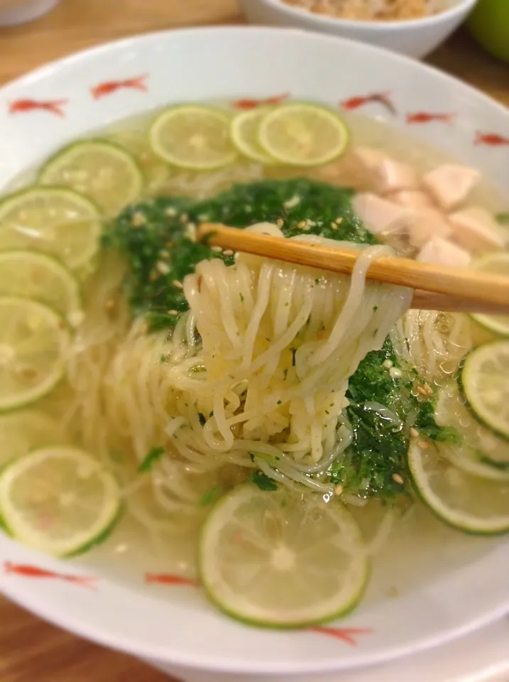 すだちかさっぱりさわやか！すだち飯はスープをかけて♪|hoppycowさん