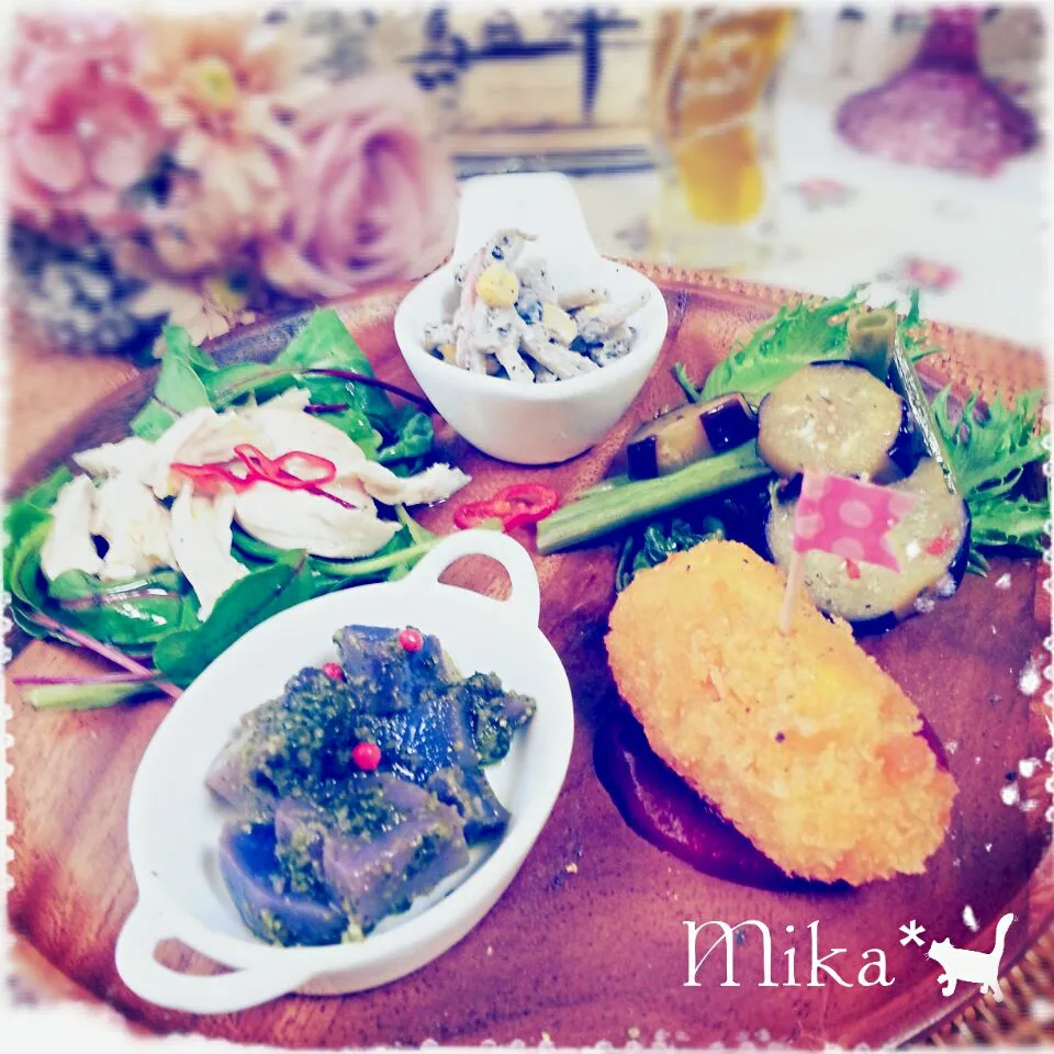 お家でプレートランチ󾦀󾒰|Mika❈さん