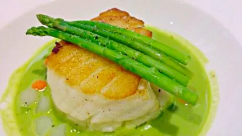 Cod Fish and Asparagus :P|KaikoKazashiさん