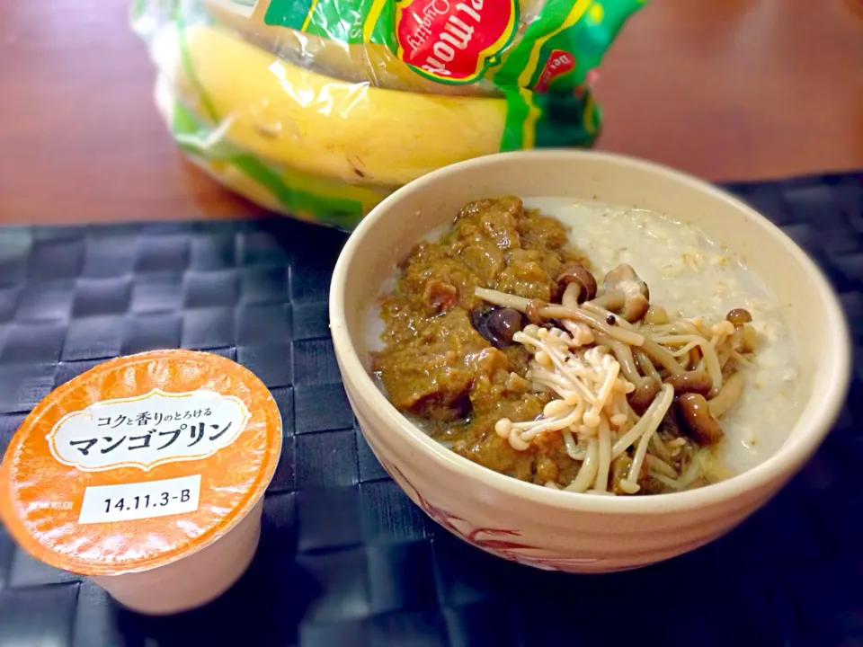 Snapdishの料理写真:キノコ🍄カレー・リゾット🍛|マニラ男さん