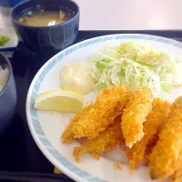 Snapdishの料理写真:わかさぎフライ定食|Taguchi Aiさん