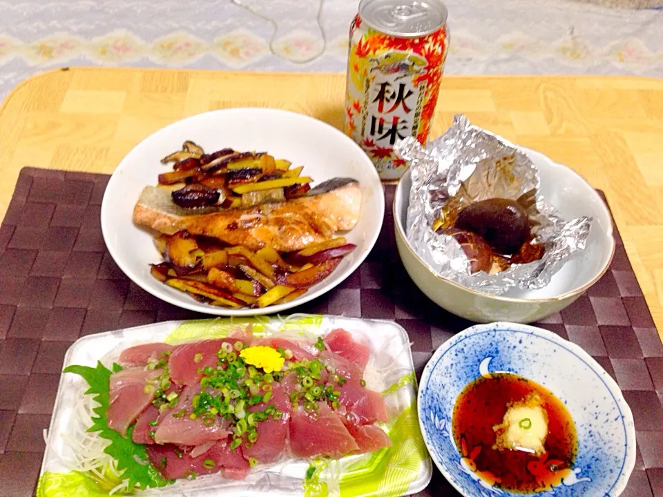 Snapdishの料理写真:スーパームーンの夜は秋の味覚|Tarou  Masayukiさん