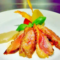 Roast duck with turnip puree|thu reinさん