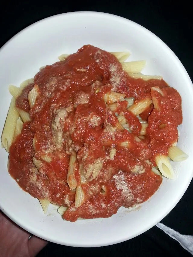 yummy penne with homemade sauce.|Polly Gelfusoさん