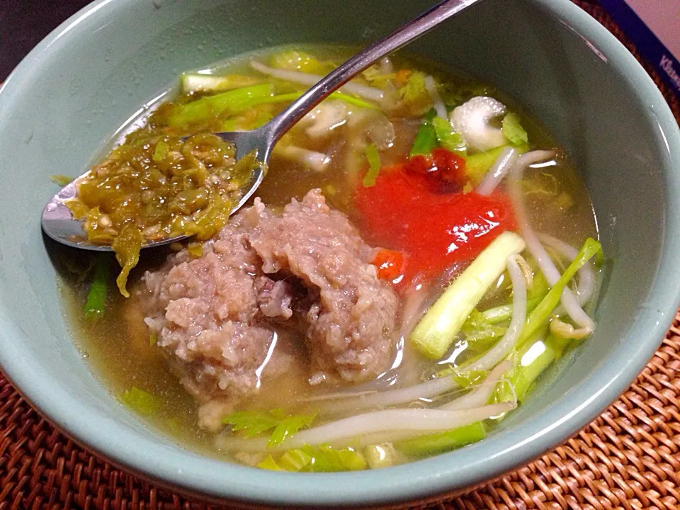 Bakso urat isi daging cincang|yeni kartikasariさん