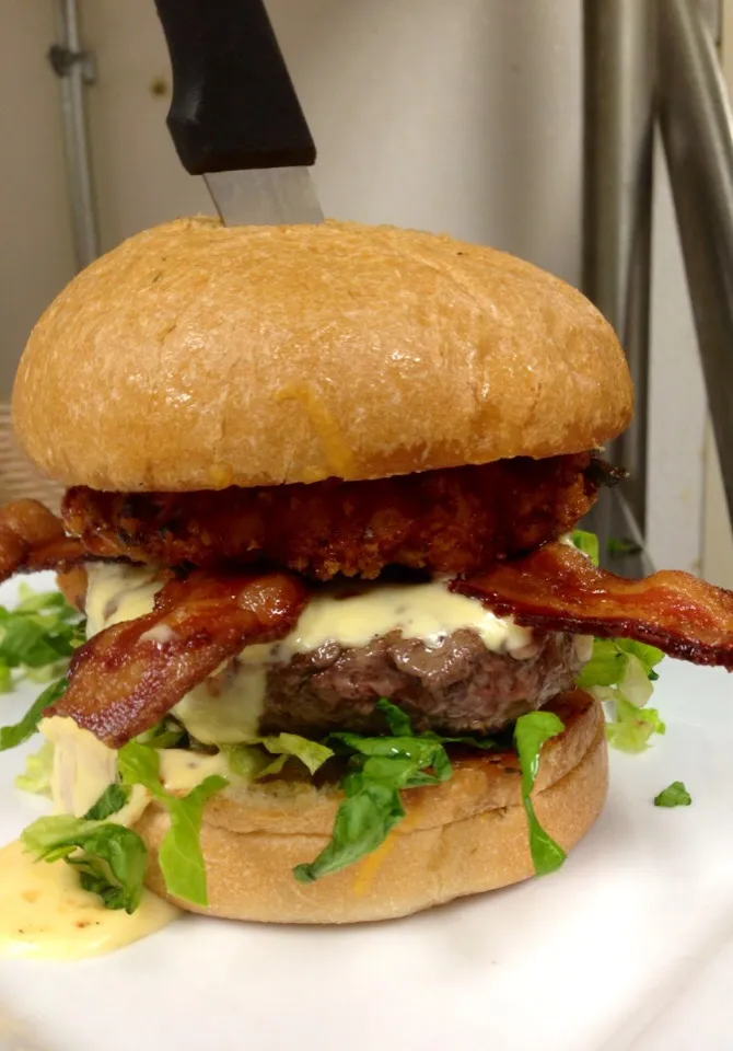 Bacon Mac n Cheese Burger|peggy waldonさん