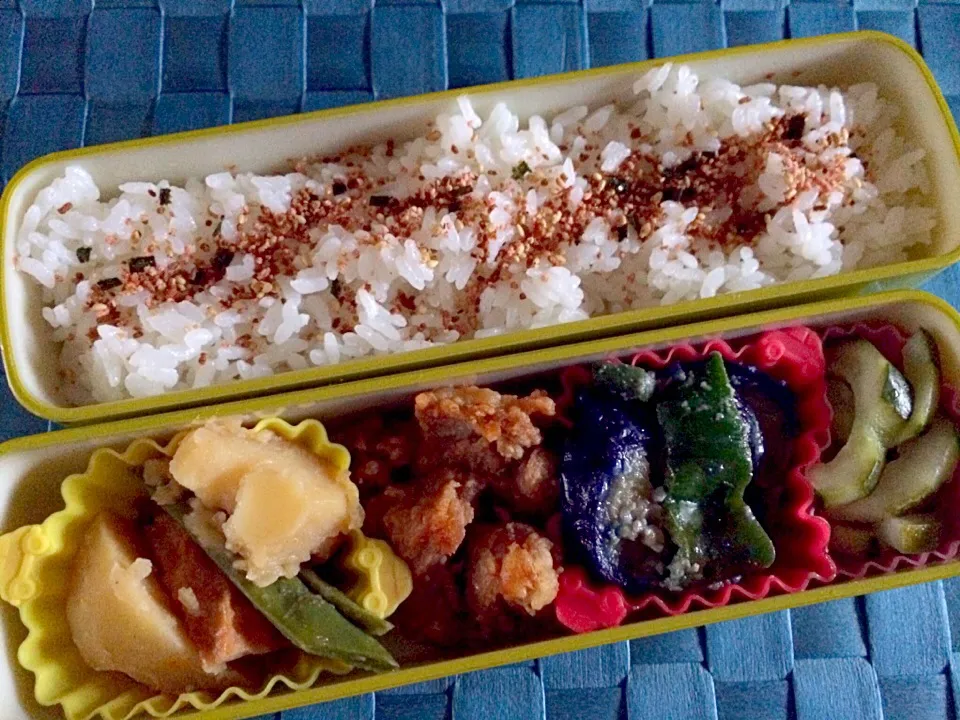 Snapdishの料理写真:2014.9.10  旦那お弁当(*^^*)|sayakyameさん