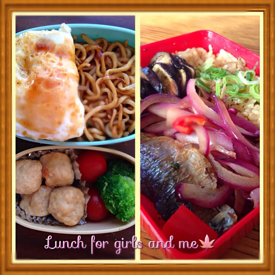 Snapdishの料理写真:Lunch for girls and me😉                                      10 September 2014|Yuriさん