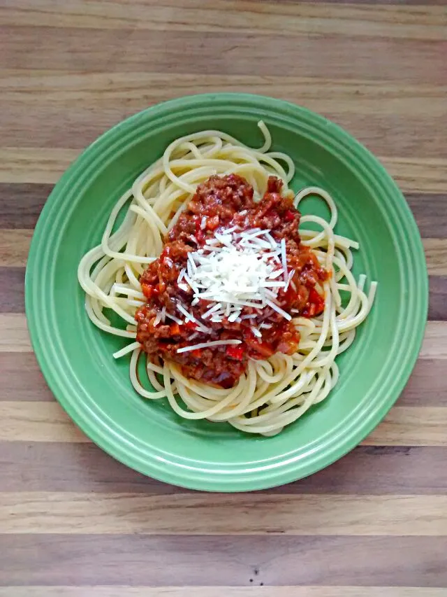 Snapdishの料理写真:pasta bolognese|mischii bearさん