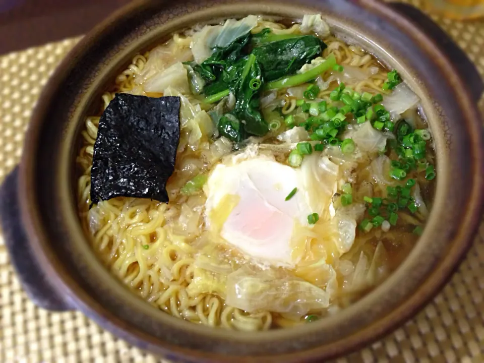 Snapdishの料理写真:鍋焼きラーメン|純さん