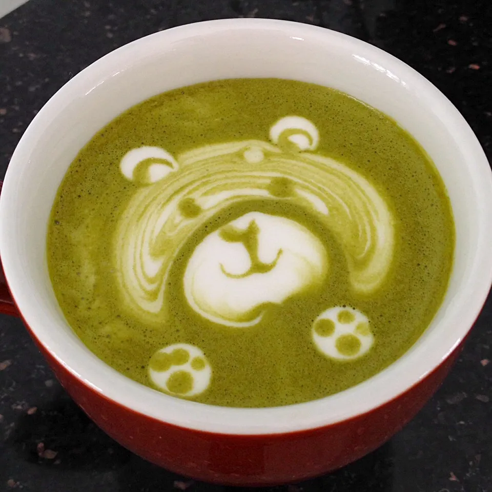 Matcha latte|麻糬さん