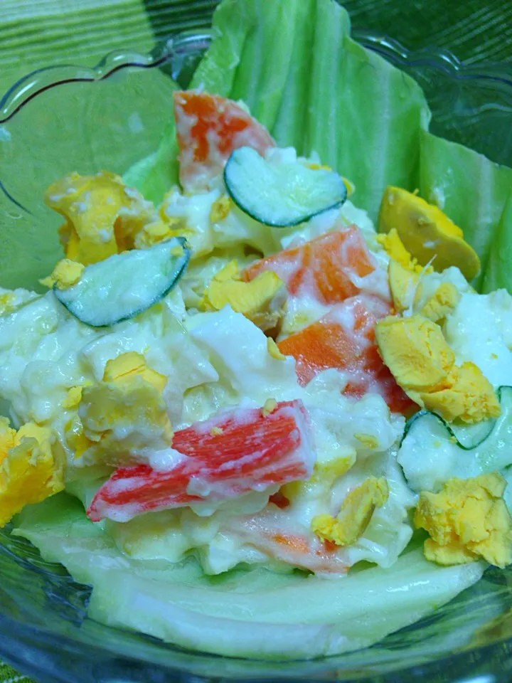 Snapdishの料理写真:potatoe salad|Ditto Molledaさん