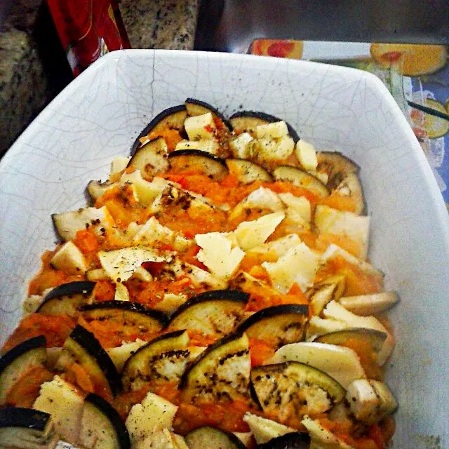 roasted eggplant with tomatos and cheese
#juliachild #frenchfood #French cuisine|Vitória S. Freitasさん