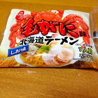 Snapdishの料理写真:毛ガニ味ラーメン|パコダテ人さん